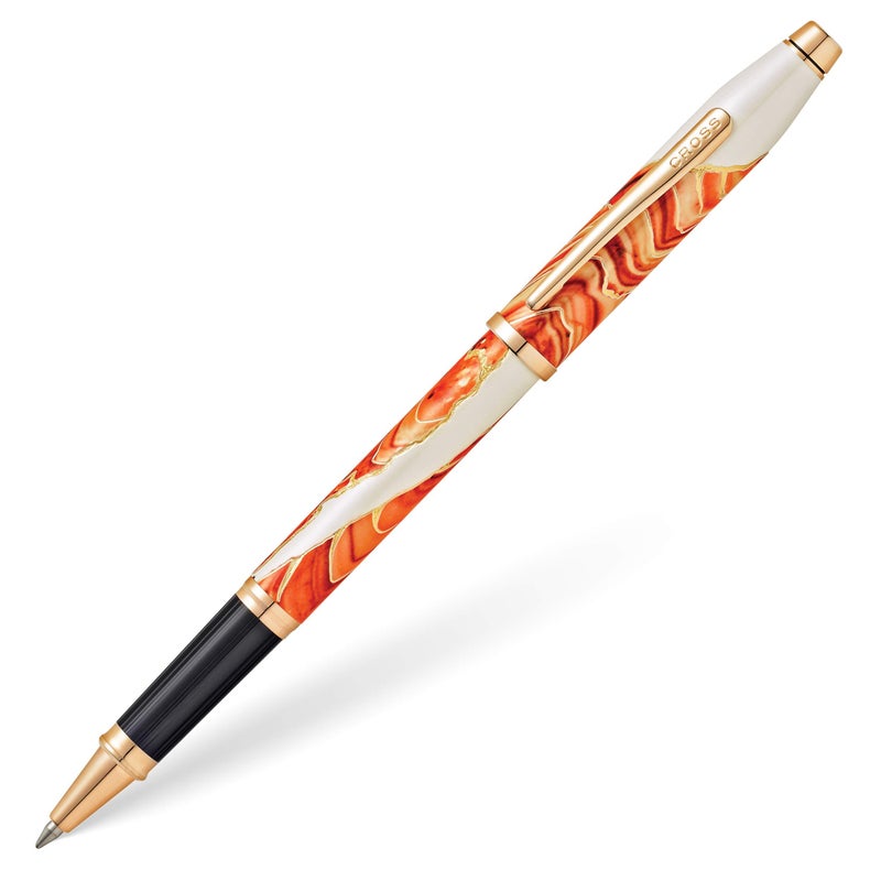 Cross Wanderlust Refillable Rollerball Pen Presented in a Luxury Gift Box - Medium Point, Black Ink, - Image 1